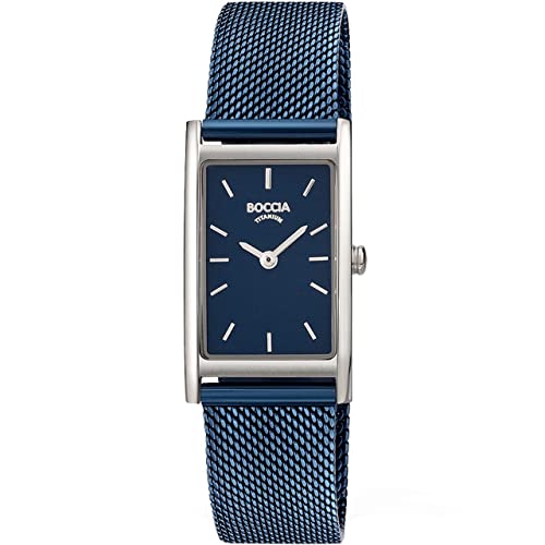 Preisvergleich Produktbild Boccia Damen Analog Quarz Uhr mit Edelstahl Armband 3304-01