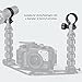 Adjustable Diving Flashlight Holder Mount Clamp - Underwater Light System Arm Connector Torch Clip for Dive Photography, Compatible with Diving Flashlights, Durable Aluminum Alloy, Easy to Use (DH-9)