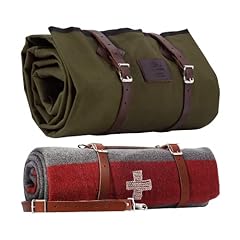 Forest Green Bedroll & Swiss Army Blanket Bundle