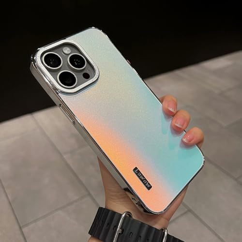 Coque iPhone 13 antichoc de luxe mat à paillettes laser