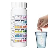 Reagenzien für Whirlpools, Salzwasser-Analysegerät – Multifunktionstest für Pool, Salzwasser, Teich und Süßigkeiten zu Hause