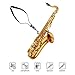 BestSounds Rinastore Saxophone Strap Genuine Leather Sax Neck Strap with Soft Thick Pad for Soprano Tenor Alto Sax and Clarinets Oboes1