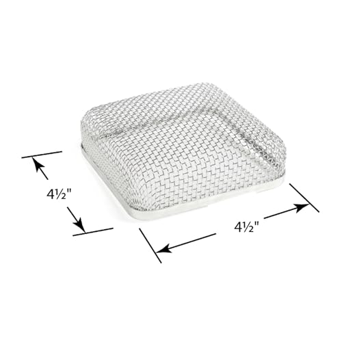Camco 42150 Flying Insect Screen - WH 200,4.5" X 4.5" X 1.3" , white