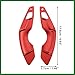 Motoforti 1 Pair Red Steering Wheel Shift Paddle Shifter Aluminum Alloy Extend Cover for Lexus IS300h IS350 IS250 IS300 IS200t NX300 RC300 2013-2020 Long-lasting