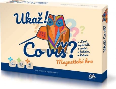 Jeu magnétique Ukaž!, co víš? pour apprendre sans aucun écran