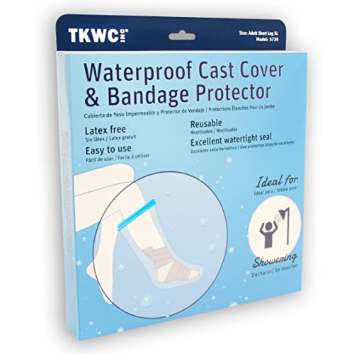 Image of Water Proof Wide Leg Cast Cover - Extra Large for Shower by TKWC Inc - #5739 - Watertight Foot Protector