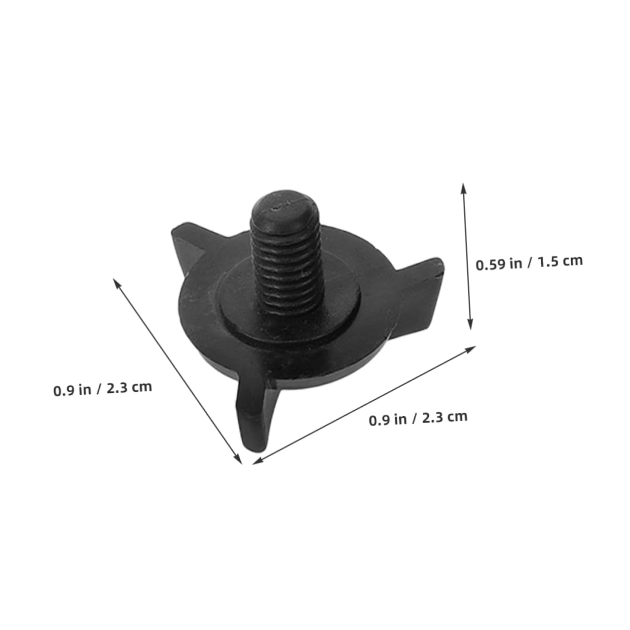 Amosfun 15Pcs Plastic Screws for Visor Attachment Durable and Strong Hold for Offroad and Rally Helmets for Aesthetic Maintenance and Enhanced Safety