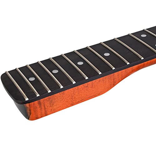 Brteyes Rose Wood Electric Guitar Neck 22 Fret Maple Fretboard Guitar Neck Electric Guitar Neck Replacement For Guitar Neck Diy Parts Replacement,For Tl Tele Back Center Line #TOP6