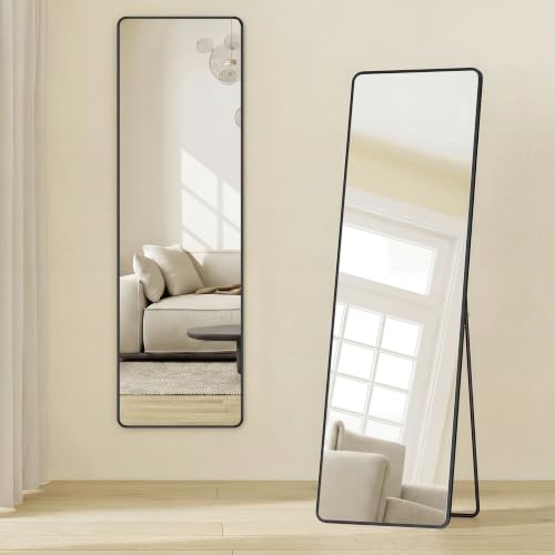 SONGMICS Ganzkörperspiegel, 150 x 40 cm, rechteckiger Standspiegel