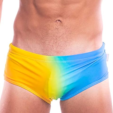 Taddlee Men's Low Rise 3D Print Swimwear Cover
