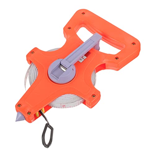 LALAFINA Tape Measure for Construction 20m Open Reel Accurate Durable for Long Jump Track