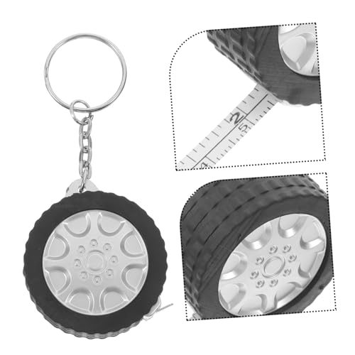 Cinta métrica mini retráctil llavero 2pcs Ciieeo miniatura 3