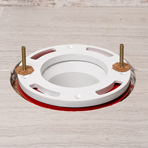 Oatey 43646 Closet Flange Spacer, 1/2 in T, PVC, White, 0.5 Inch image 4