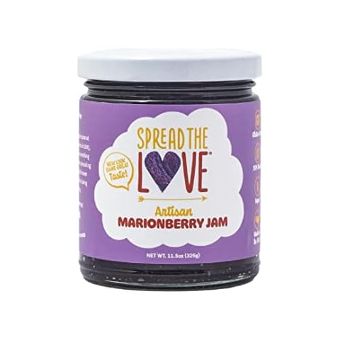 Spread The Love MARIONBERRY Artisan Jam, 11.5 Ounce, All Natural, Vegan, No Preservatives, GMO and Gluten Free, Made in Oregon Cover
