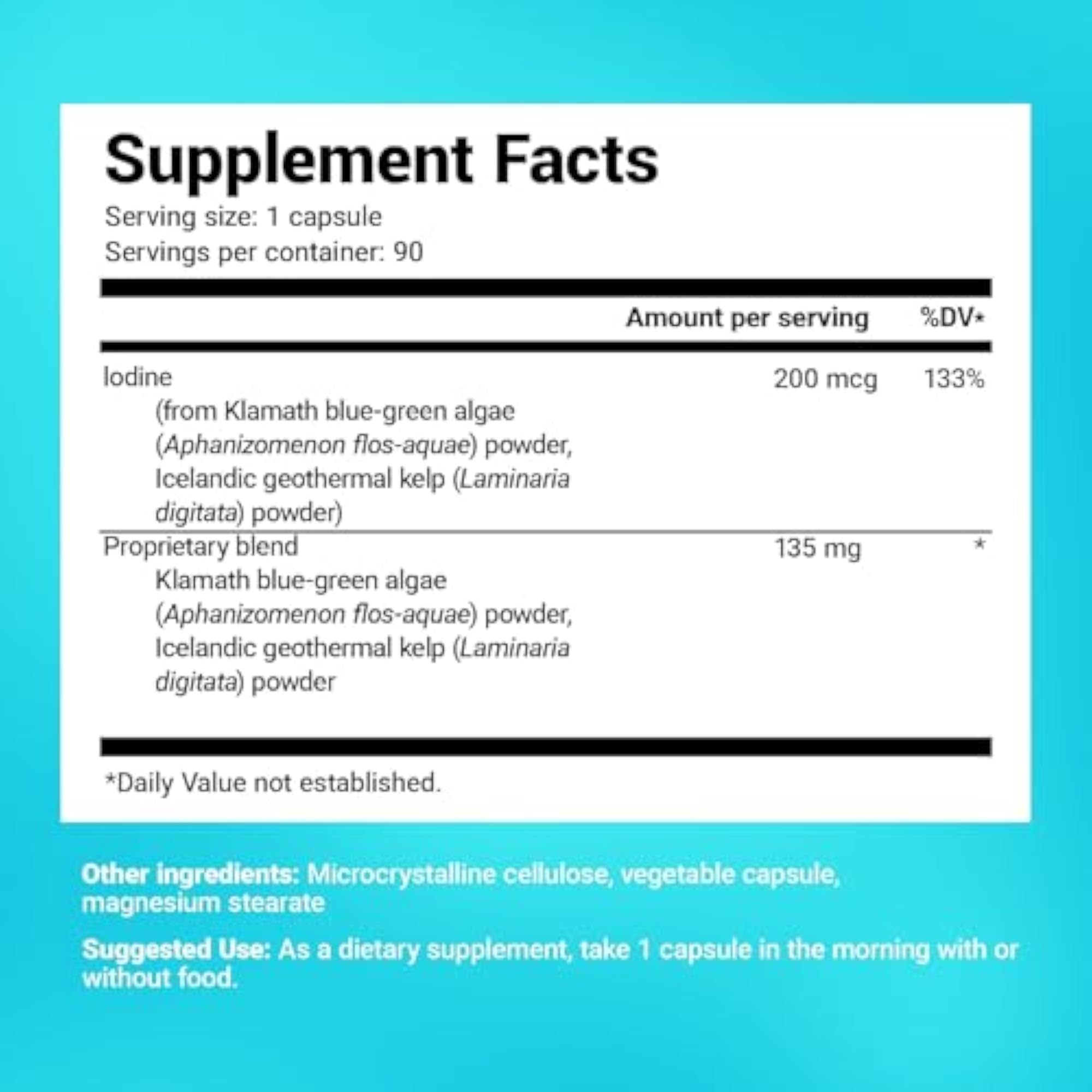Sea Kelp Enhanced Nutrition Supplement