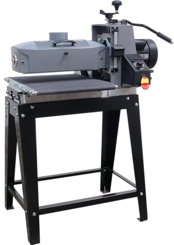 SuperMax 16-32 Drum Sander Open Stand INTELLISAND Technology Built-in DRO Quick Adjustment Lever