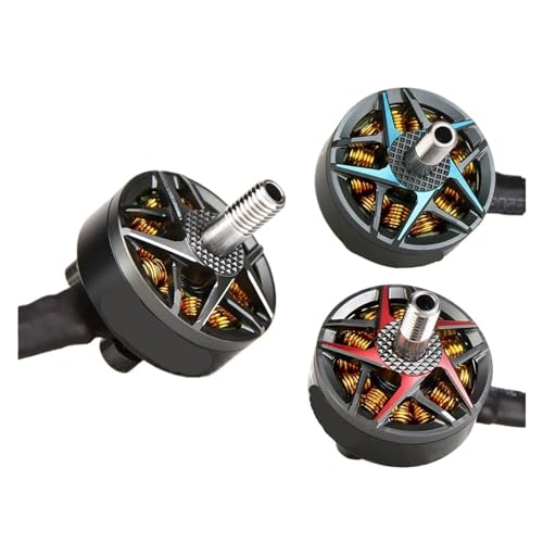 F60 Pro IV V2.0 1750KV 1950KV 2550KV 4-6S �u���V���X���[�^�[�ARC �h���[�� FPV ���[�V���O�ƌ݊�������(4PCS 2550KV Red)