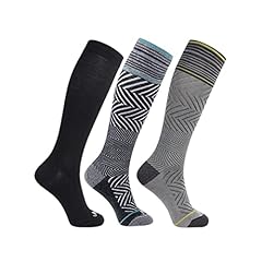 3 Pairs: 1 Pure Black+ 1 Black+ 1 Heather Grey