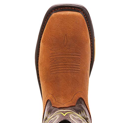 ARIAT ARIAT Mens WorkHog XT Wide Square Toe Waterproof Work Boot Distressed Brown/Bravo Brown 10