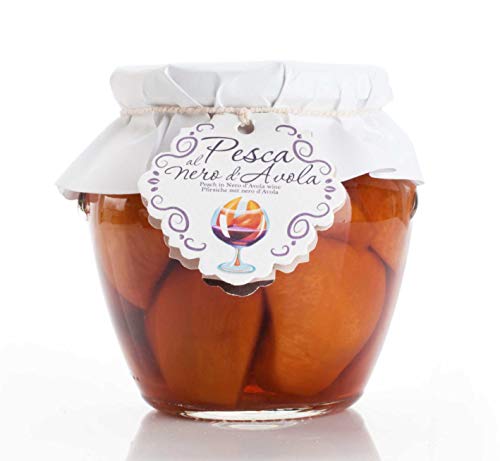 Pêche in Nero d'Avola Vin - 300 g x 2 - Produit Artisanal de Sicile Cover