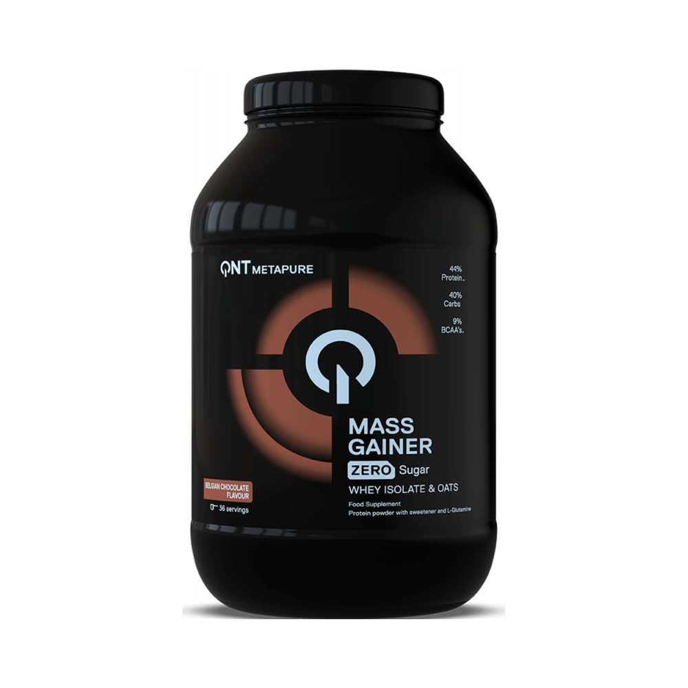 QNT Metapure Mass (1815g) Belgian Chocolate - Przyrost masy ciała - Bez kreatyny