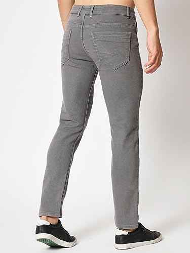 Image of KARGEENS Men Kargeens Men's Jeans Pant Slim Fit Stretchable Casual Wear Low Rise Cotton Blend Denim