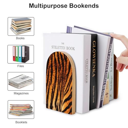 Sujetalibros de madera universal para solucionar la caída de libros pesados 4