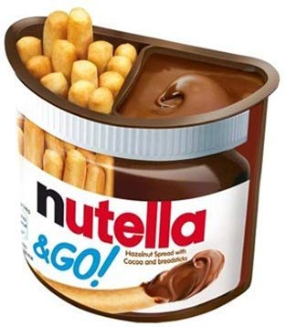Nutella & Go Creme Avelãs & Palitos Biscoito - 6 X - Importado da Alemanha