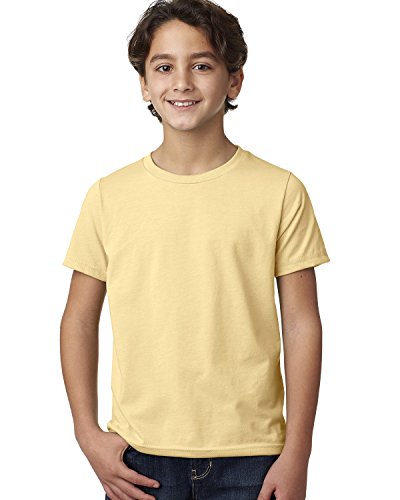 Product of Brand Next Level Youth CVC Crew - Banana Cream - S - (Instant Savings of 5% & More)