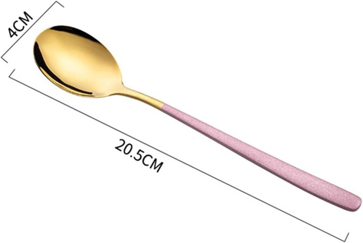 Stainless Steel Spoon Set - Long Handle, Non-Stick -2 Stainless Steel Spoon Set - Long Handle, Non-Stick -2