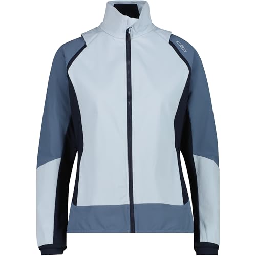 CMP WOMAN JACKET HYBRID WITH DETACHABLE SLEEVES SKY BLUE - 38