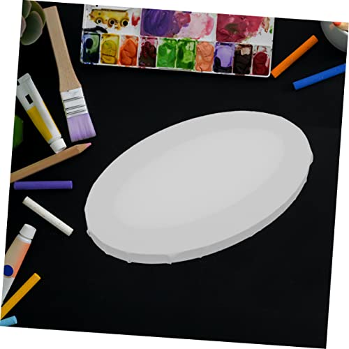 Lienzo de algodón ovalado que absorbe el acrílico perfectamente para crear arte irregular 4