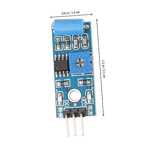 Baluue 10pcs Normally Closed Type Sensor Module Alarm Sensor Module for Detection for Theft Alarms and Earthquake Alerts Output Level Detection Compatible Microcontrollers - Thumbnail 2