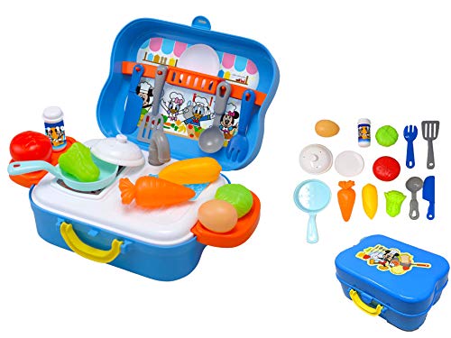 ディズニー ミッキーマウス トランク おままごと セット おもちゃ キッチン 料理 ドナルド グッズ ごっこ 玩具のサムネイル