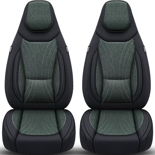 BREMER SITZBEZÜGE Fundas protectoras compatibles MG HS a partir de 2018 en negro/verde oliva C13