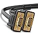 UGREEN VGA SVGA HD15 Male to Male Video Coaxial Monitor Cable with Ferrite Cores Gold Plated Connectors Support 1080P Full HD for Projectors, HDTVs, Displays and More VGA Enabled Devices 6FT, 2M