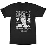 in Loving Memory of Vernon Taylor RIP Tribute Unisex T-Shirt (Black, Small)
