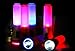 Life Gear LED Flashlight with Glow Handle, Emergency Flasher and Storage Compartment, RED