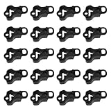 ECSiNG 20 Stück Zeltseil-Schnallen Versteller Und Spanner für 2-4 Mm Paracord Und 12 Mm Abspannleinen für Outdoor-Camping-Pavillons Und -Planen