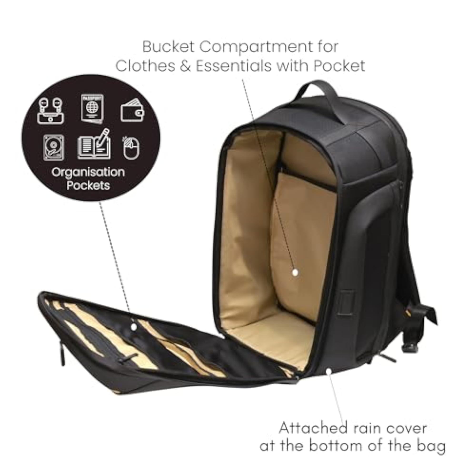 Aspen 16 Inch Waterproof Travel Backpack, Unisex