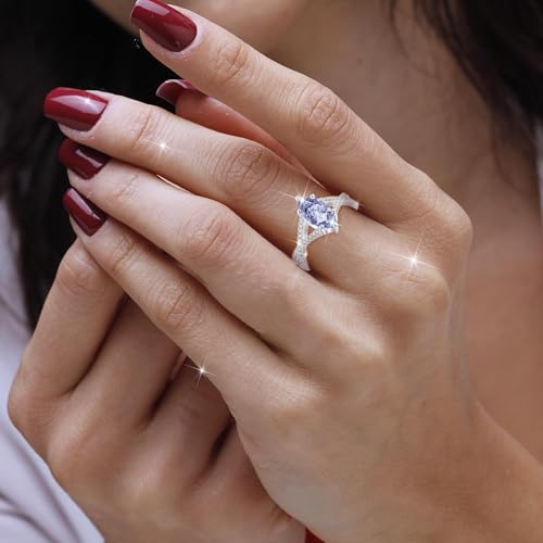 1.5CT Marquise Cut Engagement Ring For Women, Sterling S925 Silver Solitaire Ring Wedding Ring Promise Ring4