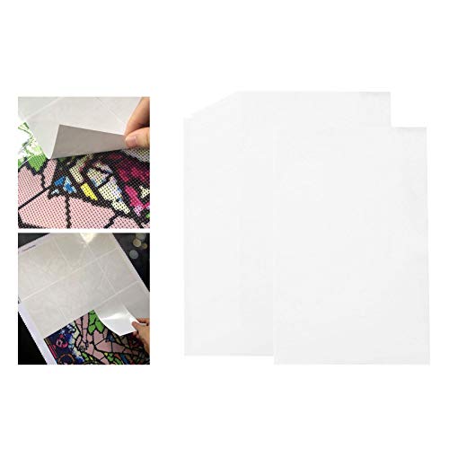 Sharplace 20 Stuks 5D Diamond Painting Release Paper Diamond Painting Cover voor DIY 5D Diamond Painting Accessoires Art… - Afbeelding 4