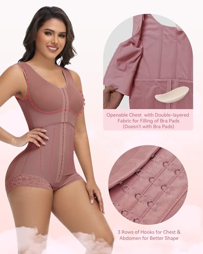 Image of SHAPSHE Fajas Colombianas Moldeadoras Full Body Shaper Postpartum Shapewear