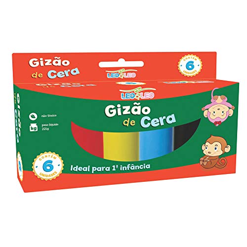 Gizão de Cera 6 cores - Leo&Leo