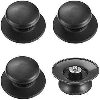 4 Pcs Pot Lid Knob, Universal Replacement Pan Lid Cover Knobs, Kitchen Cookware Knob Handle, Bakelite Circular Handgrip Knobs