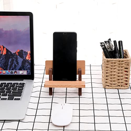 Sinorhema Wood Ipad Stand Chair Phone Holder Desktop Adjustable Dock Cradle Compatible With Tablets Garden Bench Shaped Cute Ipad Stand With Charging Port #TOP2