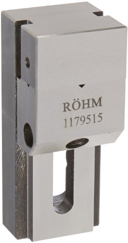 Röhm 1179515 Alloy Tool Steel Precision Toolmaker Vise with Quick Adjustment, 45mm Jaw Width, 110mm Length, Size 2