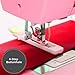 SINGER 4411 Heavy Duty Pink Sewing Machine with Accessories | High Speed, 69 Stitch Applications, Strong Motor, Metal Frame, LED Light & 4-Step Buttonhole