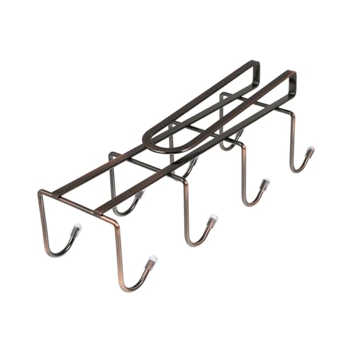 ABOOFAN Cabinet Hook Rack Metal Clothes Rack Metal Coffee Mugs Coffee Cups Holder Glass Coffee Cup Metal Coffee Cups Metal Brackets Multifunction Cups Holder Kitchenware Iron Nail