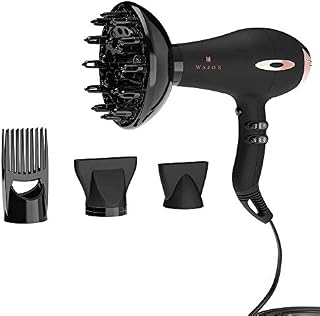 Wazor Hair Dryer Gift Set,Professional Ionic Lightweight Hair Dryer with 4 Accessories 1875W